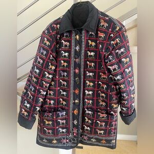VINTAGE WATHNE RARE REVERSIBLE SHORT COAT